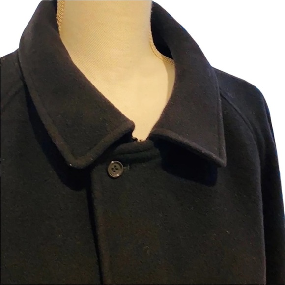 BURBERRYS’ MADE IN ENGLAD Black Wool Jacket - Picture 6 of 10